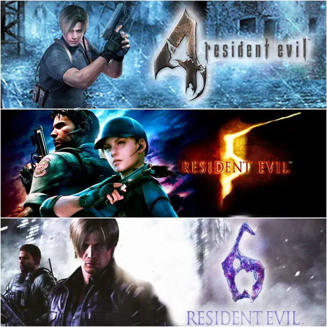 Resident Evil 4 5 6